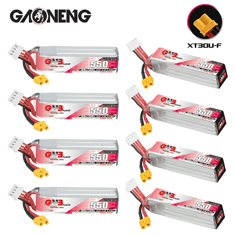 Drone Racing Battery - GNB HV 11.4V 550mAh 100C/200C แบตเตอรี่