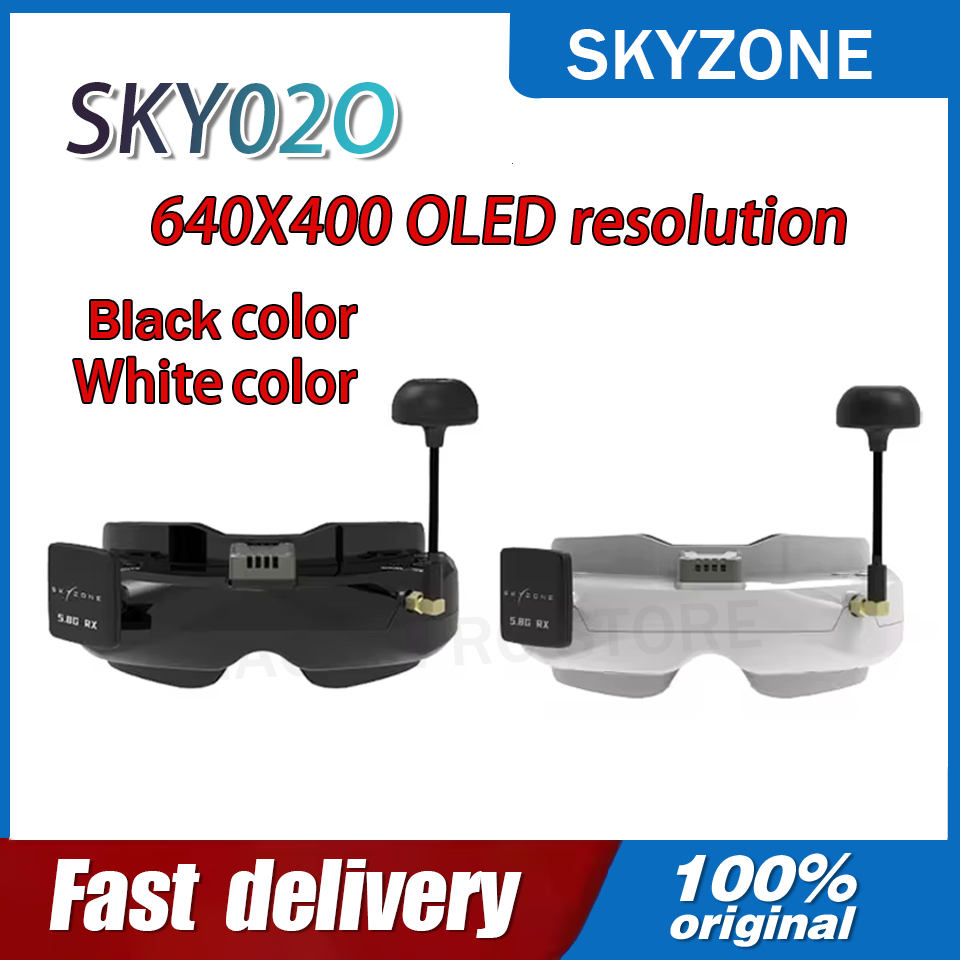 แว่นตา FPV SKYZONE SKY02O OLED - Drone Racing Battery บทวิจารณ์และราคา