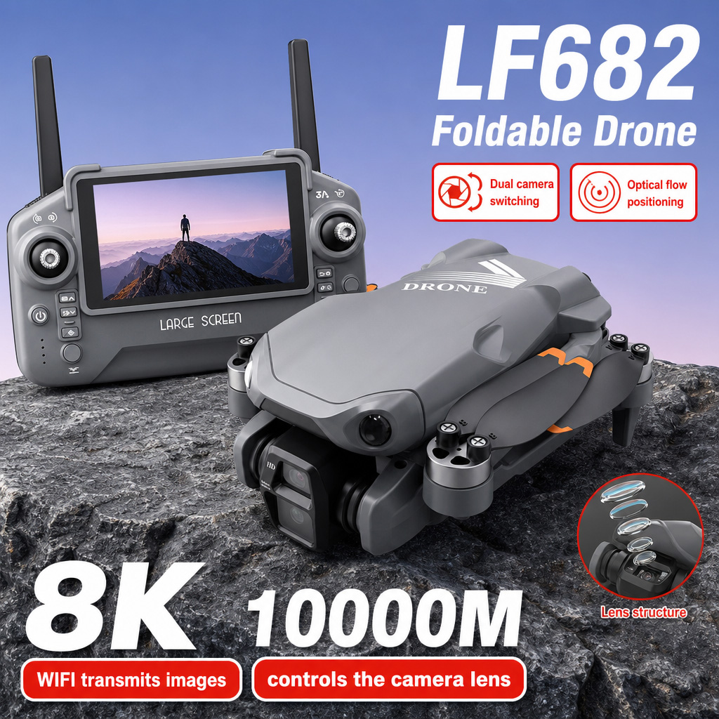 โดรนถ่ายภาพทางอากาศ LF682 8K H - Drone Racing Camera บทวิจารณ์และราคา