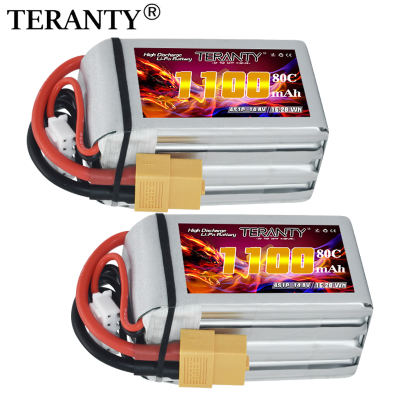 TERANTY 4S 1100mAh 80C/160C แบ - Drone Racing Battery บทวิจารณ์และราคา